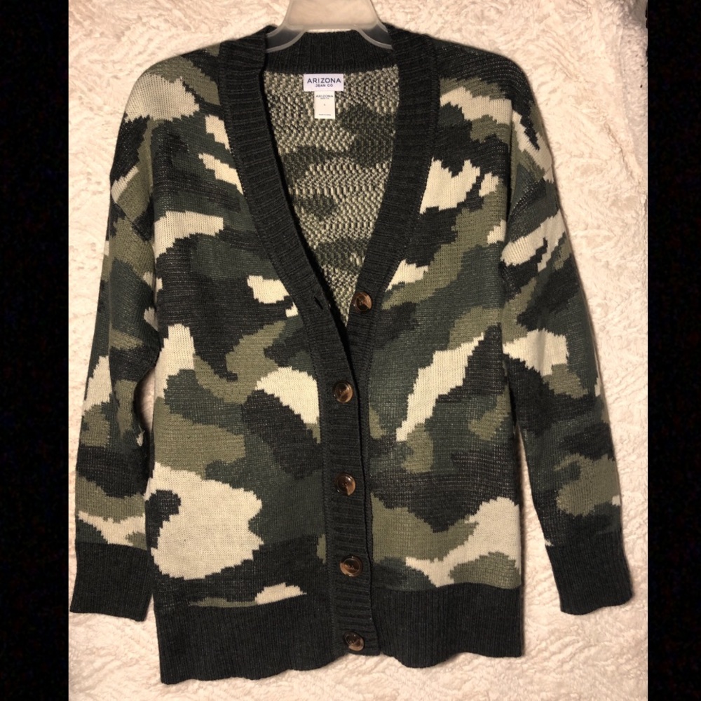 Camo Cardigan